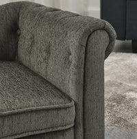 HKM-7328189 Durable Elevated Dog Sofa Bed for Medium and Large Dogs - Modern Dark Grey Design