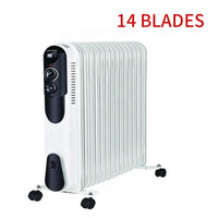HKM-732819 Portable Oil-Filled Electric Heater with Adjustable Thermostat, Overheat & Tip-Over Protection, Suitable for Home & Office