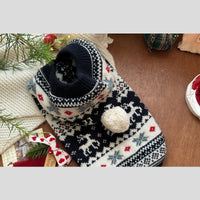 HKM-7328317 Christmas Hooded Sweater for Warm Autumn and Winter Wear for Devon Siamese and Abyssinian Cats
