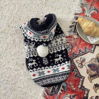 HKM-7328317 Christmas Hooded Sweater for Warm Autumn and Winter Wear for Devon Siamese and Abyssinian Cats
