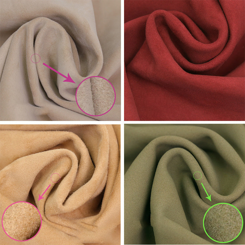 HKM-732883 Goat Suede Leather in Multiple Colors for Crafting and Upholstery (3-5 sq ft)