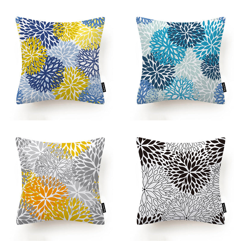 HKM-732883 Super Soft Short Fleece Decorative Cushion Cover - Minimalist Design, 45x45CM