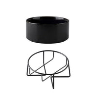 HKM-7329725 Cervical Spine Support Ceramic Pet Bowl with Double Design for Cats and Small Dogs