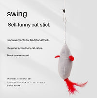HKM-7330365 Plush Sounding Mouse Pet Toy for Cats – Interactive Fun and Playful Design