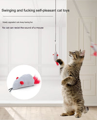 HKM-7330365 Plush Sounding Mouse Pet Toy for Cats – Interactive Fun and Playful Design