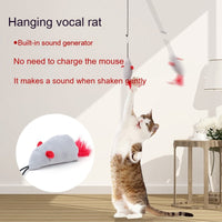 HKM-7330365 Plush Sounding Mouse Pet Toy for Cats – Interactive Fun and Playful Design