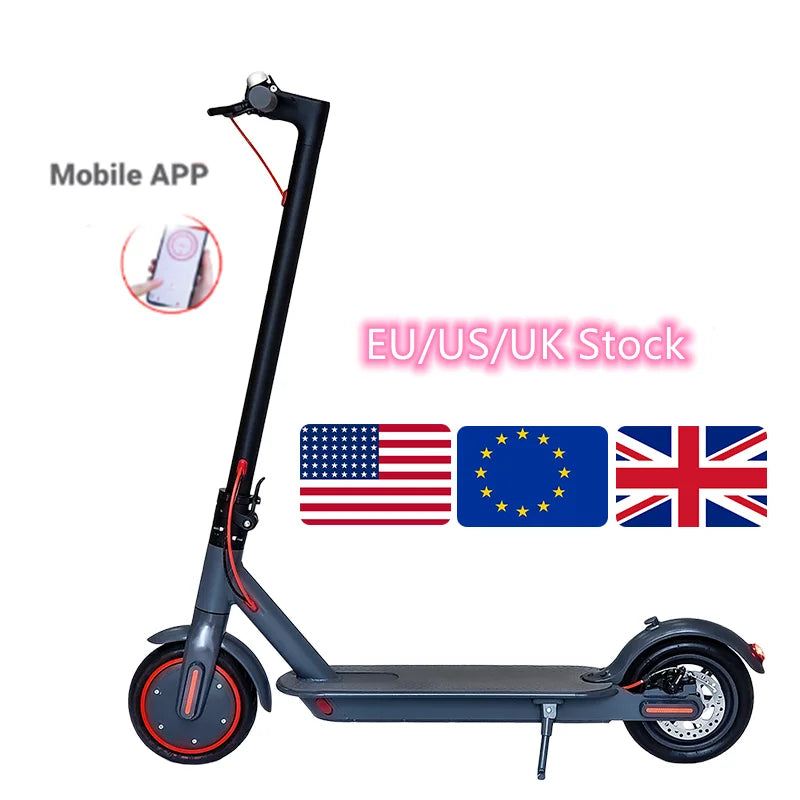 HKM-733075 ZU07 Premium Electric Scooter, 350W Motor, 10Ah Battery, 25-35km Range, Foldable Design for Adults
