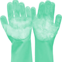 HKM-7331005 Durable Pet Grooming Gloves with Enhanced Five Finger Design for Cats and Dogs
