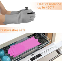 HKM-7331005 Durable Pet Grooming Gloves with Enhanced Five Finger Design for Cats and Dogs