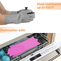 HKM-7331005 Durable Pet Grooming Gloves with Enhanced Five Finger Design for Cats and Dogs