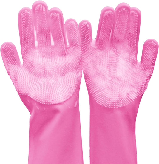 HKM-7331005 Durable Pet Grooming Gloves with Enhanced Five Finger Design for Cats and Dogs