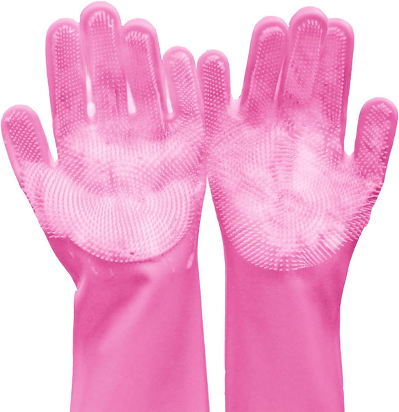 HKM-7331005 Durable Pet Grooming Gloves with Enhanced Five Finger Design for Cats and Dogs
