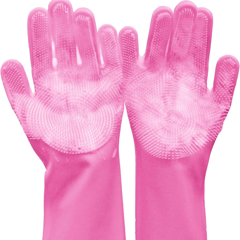 HKM-7331005 Durable Pet Grooming Gloves with Enhanced Five Finger Design for Cats and Dogs