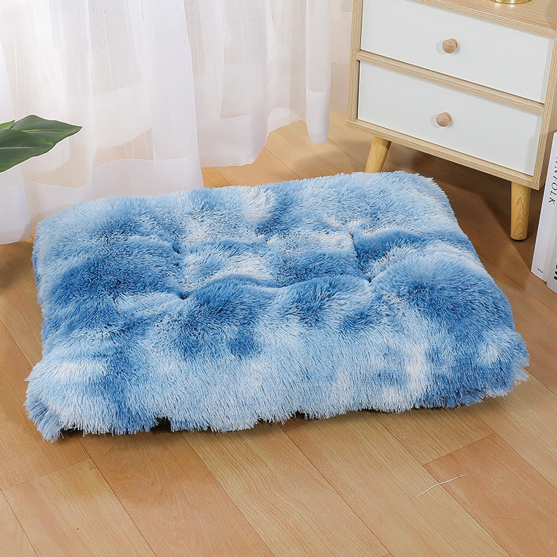 HKM-7331389 Cozy Dog and Cat Plush Pet Mat in Various Colors and Sizes