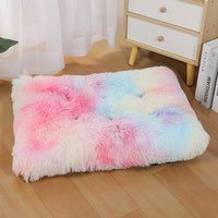 HKM-7331389 Cozy Dog and Cat Plush Pet Mat in Various Colors and Sizes