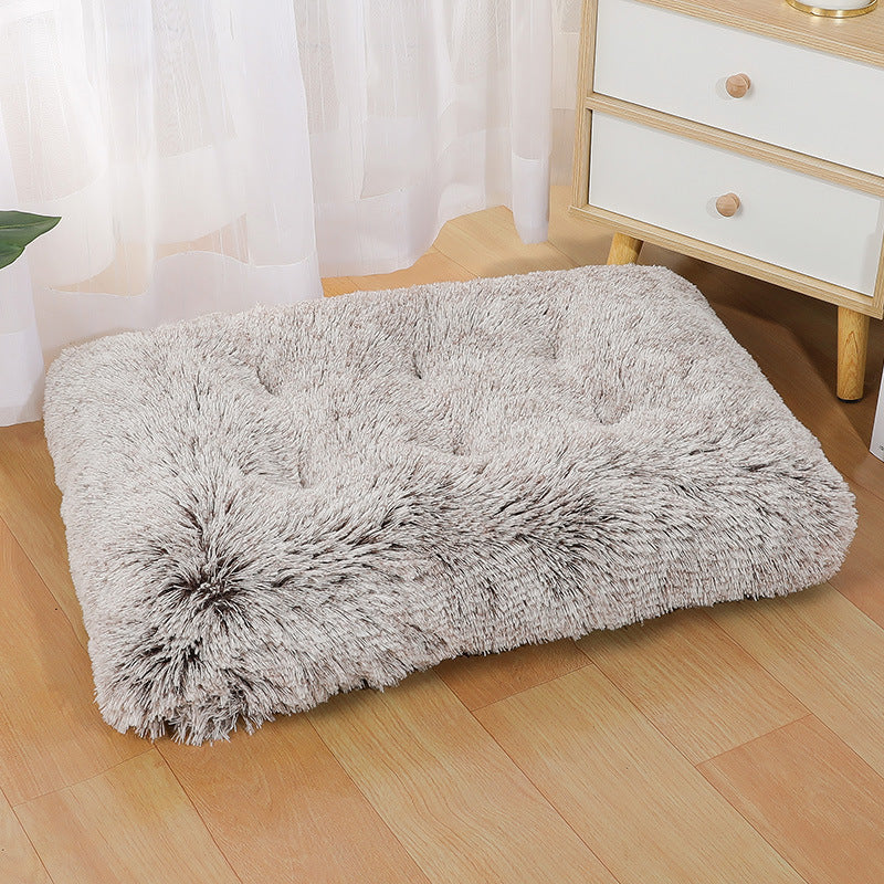 HKM-7331389 Cozy Dog and Cat Plush Pet Mat in Various Colors and Sizes