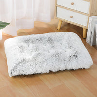 HKM-7331389 Cozy Dog and Cat Plush Pet Mat in Various Colors and Sizes