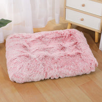HKM-7331389 Cozy Dog and Cat Plush Pet Mat in Various Colors and Sizes