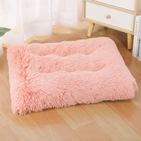 HKM-7331389 Cozy Dog and Cat Plush Pet Mat in Various Colors and Sizes