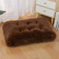 HKM-7331389 Cozy Dog and Cat Plush Pet Mat in Various Colors and Sizes