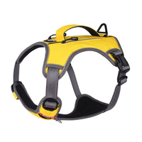 HKM-7332157 Reflective Breathable Oxford Cloth Pet Harness – Explosion-Proof Design in Yellow, Orange, and Gray