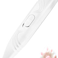 HKM-7332797 Cordless Electric Dog Paw Trimmer for Small Pets - Low Noise Grooming Clippers for Face, Eyes, Ears, and Rump