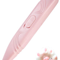 HKM-7332797 Cordless Electric Dog Paw Trimmer for Small Pets - Low Noise Grooming Clippers for Face, Eyes, Ears, and Rump