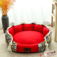 HKM-7333565 Large Removable and Washable Pet Kennel Bed for Dogs ¨C Warm and Comfortable Options Available