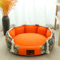 HKM-7333565 Large Removable and Washable Pet Kennel Bed for Dogs ¨C Warm and Comfortable Options Available