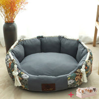 HKM-7333565 Large Removable and Washable Pet Kennel Bed for Dogs ¨C Warm and Comfortable Options Available