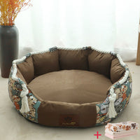 HKM-7333565 Large Removable and Washable Pet Kennel Bed for Dogs ¨C Warm and Comfortable Options Available