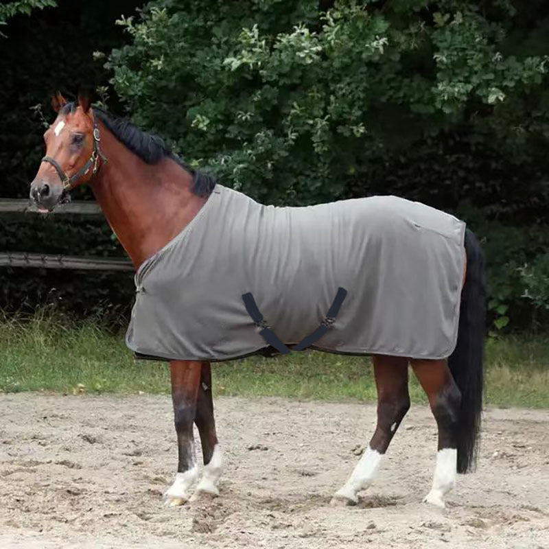 HKM-7335101 Warm Flannel Horsecloth for Winter Mosquito and Insect Protection - 180x180 cm