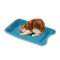 HKM-7335485 Durable Square Cat Scratching Board with Non-Slip Base and Catnip Included