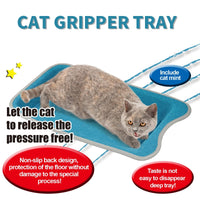 HKM-7335485 Durable Square Cat Scratching Board with Non-Slip Base and Catnip Included