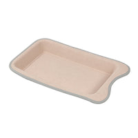 HKM-7335485 Durable Square Cat Scratching Board with Non-Slip Base and Catnip Included