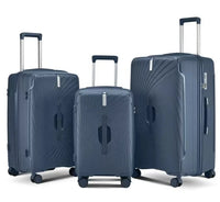 HKM-733587 Lightweight Durable Travel Suitcase with 4-Wheel Design for Effortless Mobility