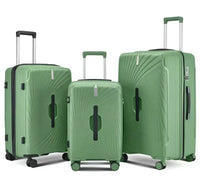 HKM-733587 Lightweight Durable Travel Suitcase with 4-Wheel Design for Effortless Mobility