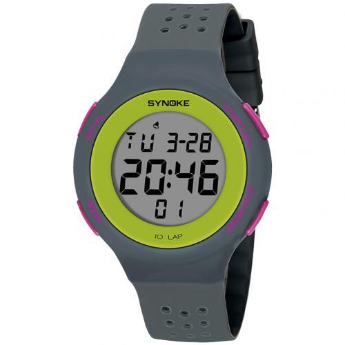 HKM-733715 Waterproof Electronic Sports Watch with Alarm and Luminous Display for Adults