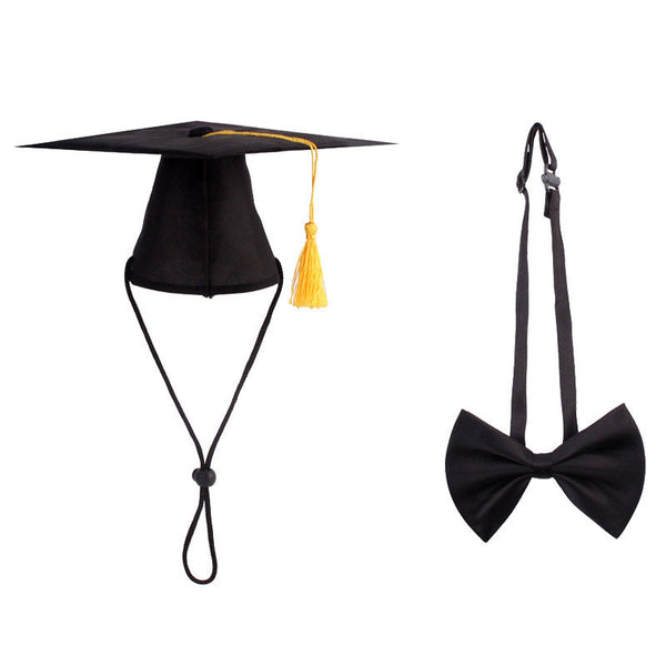 HKM-7337533 Creative Pet Doctor Hat and Adjustable Bow Tie for Small Pets