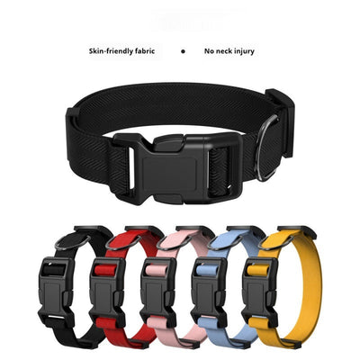 HKM-7337917 Adjustable Nylon Cat and Dog Collar - Multiple Colors, Various Sizes Available