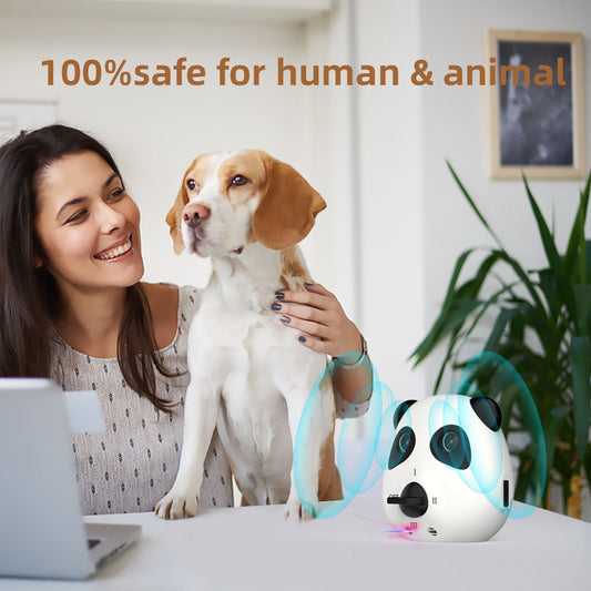 HKM-7338557 Ultrasonic Dog Bark Control Device with Adjustable Sensitivity and Waterproof Design