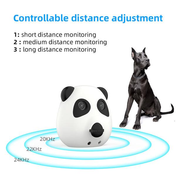 HKM-7338557 Ultrasonic Dog Bark Control Device with Adjustable Sensitivity and Waterproof Design