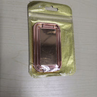 HKM-733907 Double Ring Folding Mobile Phone Holder - Square Ring Design for Desktop Use