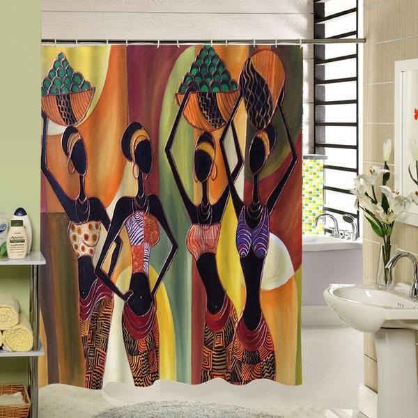 HKM-733907 Modern Decorative Shower Curtain for Stylish Bathroom Decor