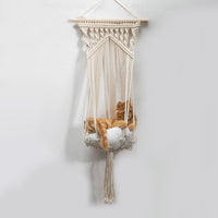 HKM-7339325 Woven Cotton Rope Hanging Cat Litter Basket with Various Sizes and Styles