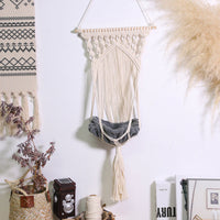 HKM-7339325 Woven Cotton Rope Hanging Cat Litter Basket with Various Sizes and Styles
