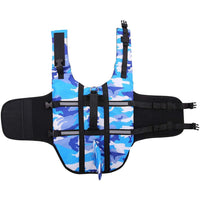 HKM-7339453 Lifesaving Pet Swimming Suit in Camouflage for Dogs - Available in Various Sizes