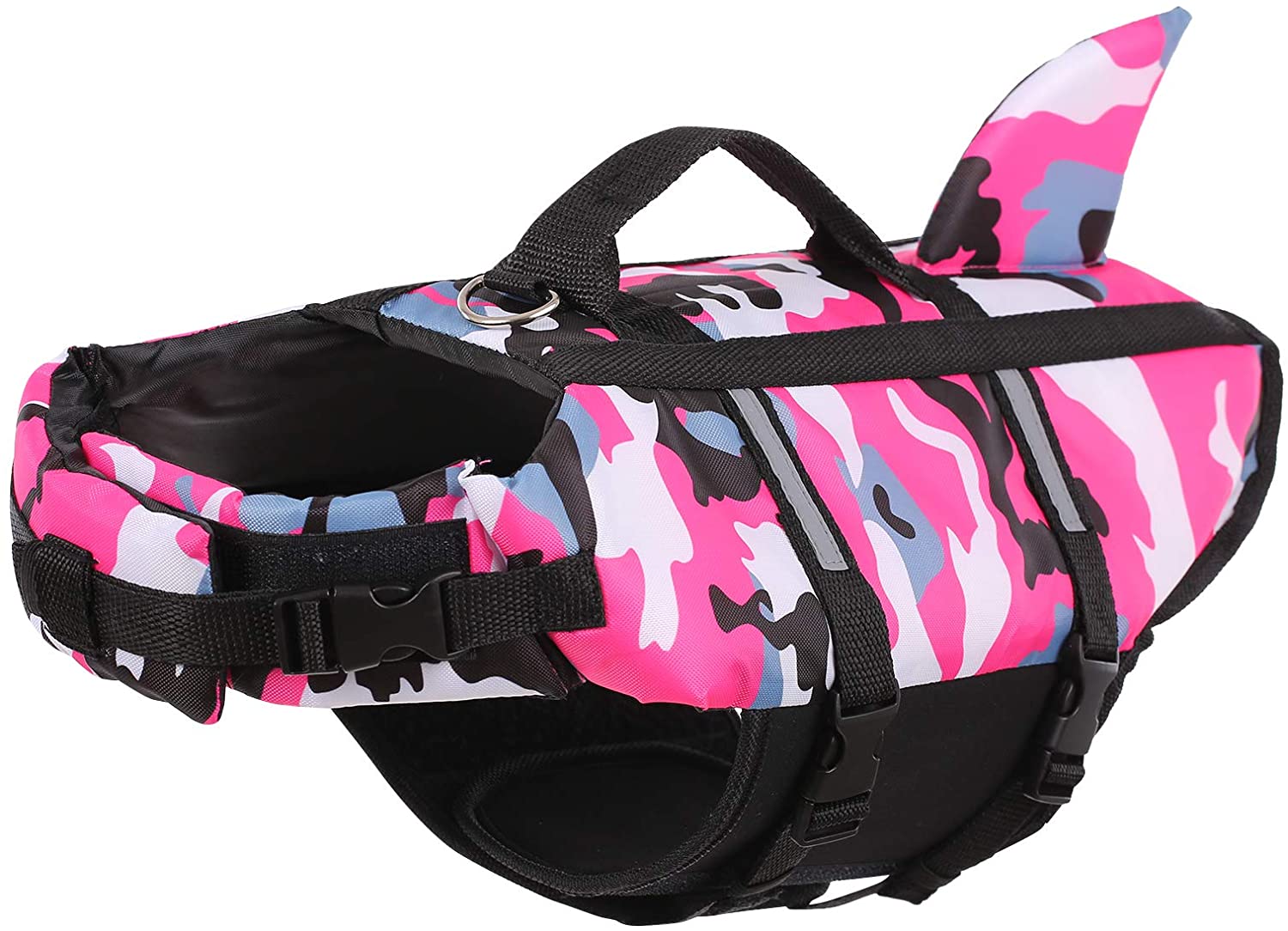 HKM-7339453 Lifesaving Pet Swimming Suit in Camouflage for Dogs - Available in Various Sizes
