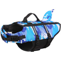 HKM-7339453 Lifesaving Pet Swimming Suit in Camouflage for Dogs - Available in Various Sizes