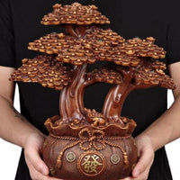 HKM-733971 Resin Lucky Money Tree Decoration for Home, Office, Bar and Restaurant - Available in Various Sizes